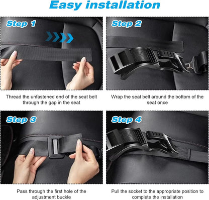 Pregnancy Seat Belt Adjuster for Pregnant Women, Universal Maternity Seat Belt Positioner, 61” Adjustable Strap for Safe Driving