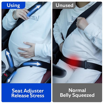 Pregnancy Seat Belt Adjuster for Pregnant Women, Universal Maternity Seat Belt Positioner, 61” Adjustable Strap for Safe Driving