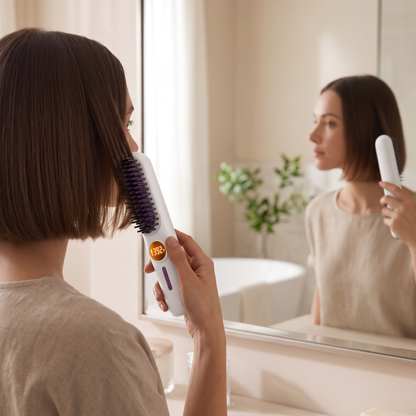 Orvao GlideWand 2.0 — Cordless Ionic Straightening Brush