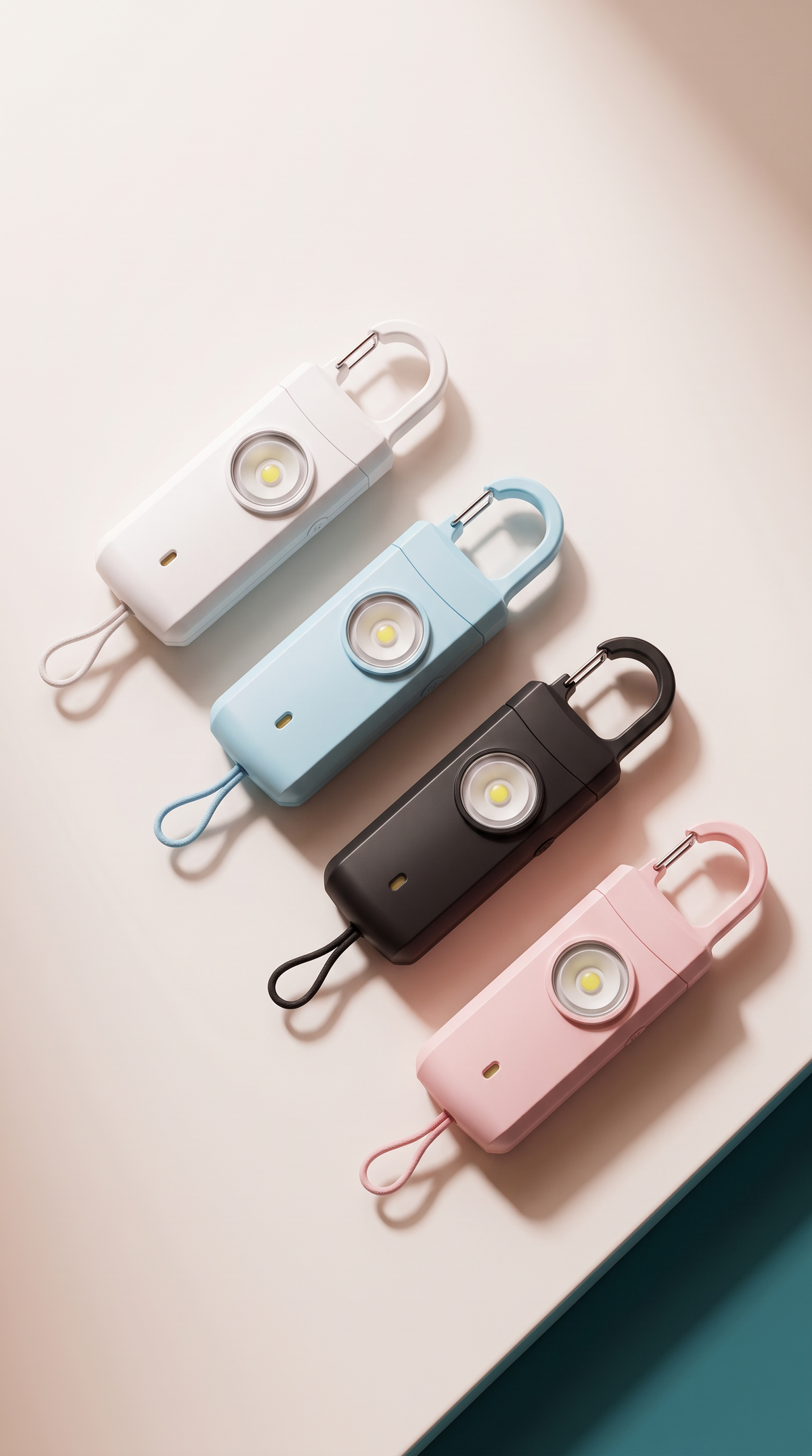 Self Defense Alarm 130Db Anti-Wolf Personal Alarm for Girl Child Women Loud Panic Alarm Rechargeable Emergency