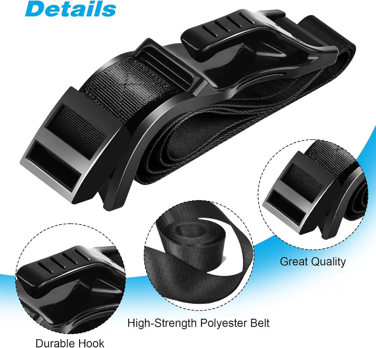 Pregnancy Seat Belt Adjuster for Pregnant Women, Universal Maternity Seat Belt Positioner, 61” Adjustable Strap for Safe Driving