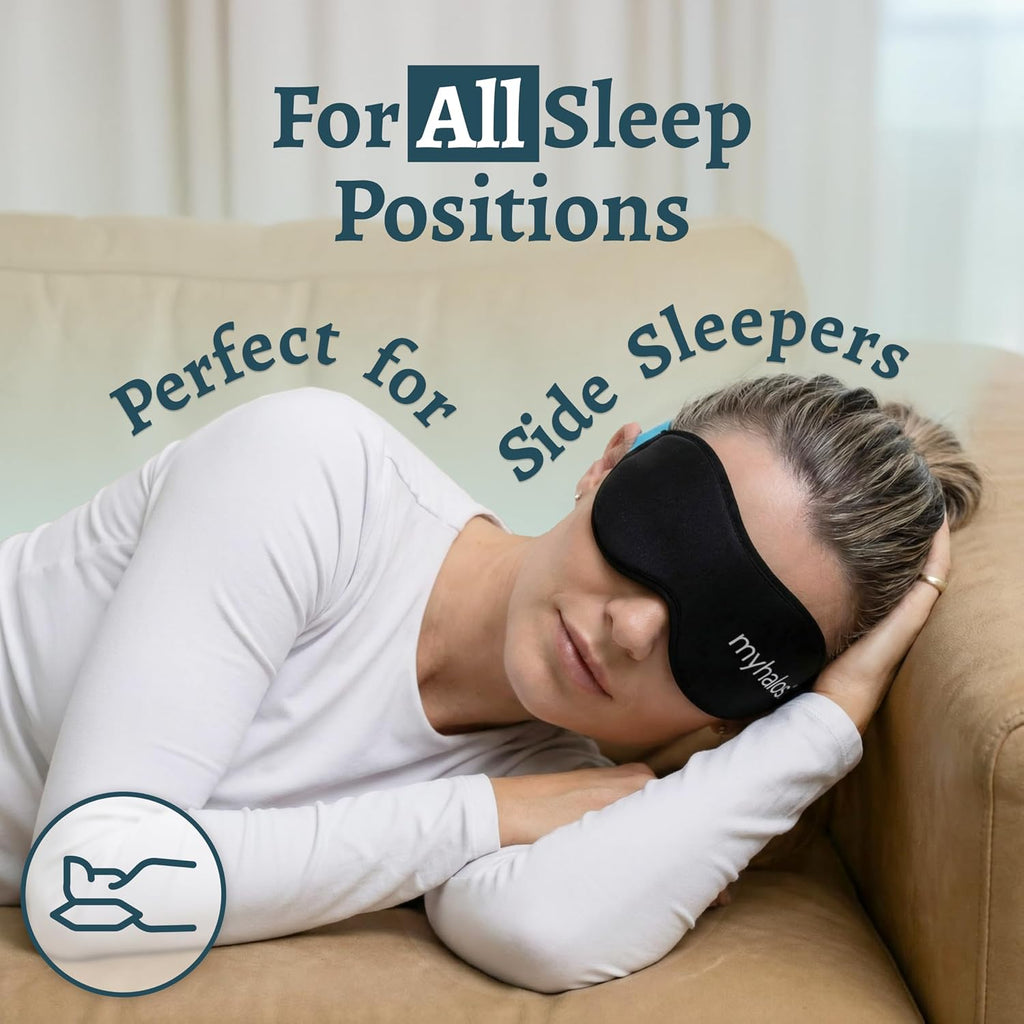 ® Silicone Sleep Mask, Blackout Eye Mask, Zero Pressure, Washable – Orvao